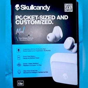Skullcandy True Wireless "Mod" Earbuds/Grey